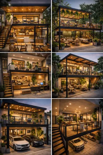 Mezannine Cafe Modern di Cempaka Putih