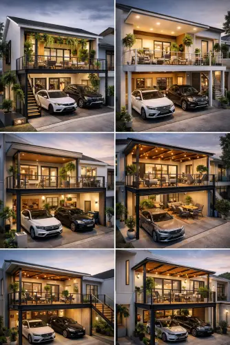 Mezannine Teras Rumah Keren di Cempaka Putih